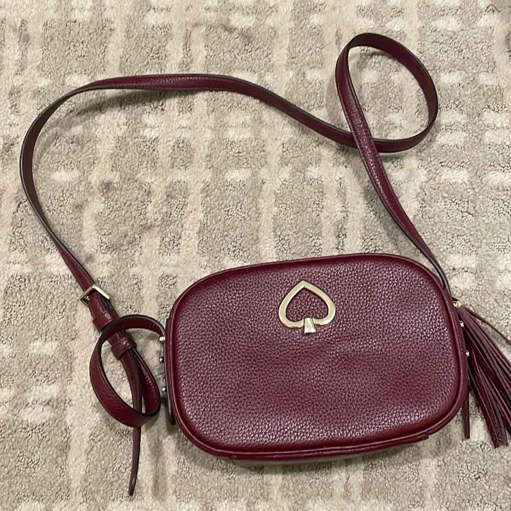 Burgundy Kate Spade Crossbody
